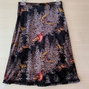 VINTAGE 1990s Betsey Johnson New York velvet skirt